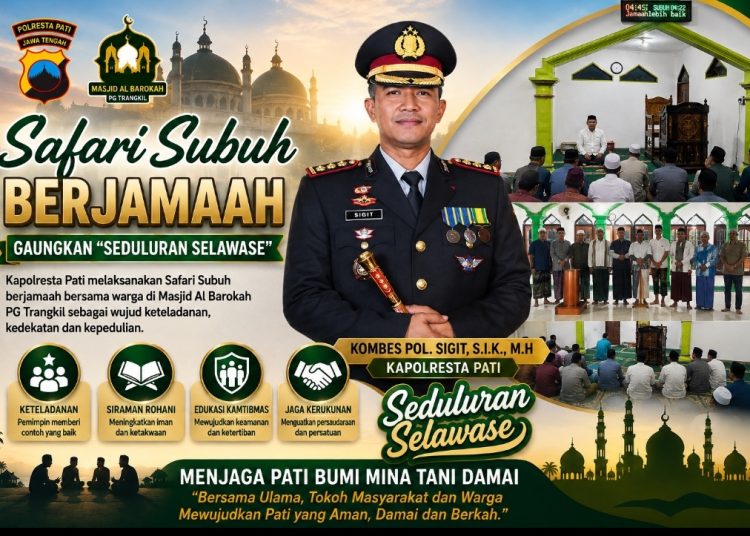 Dari Masjid Al Barokah, Kapolresta Pati Gaungkan “Seduluran Selawase”