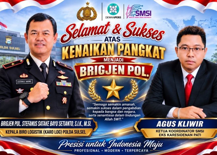 Emban Amanah Baru, Agus Kliwir Apresiasi Kenaikan Pangkat Brigjen Pol Stefanus Satake