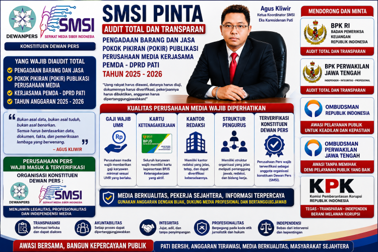 Agus Kliwir Buka Sorotan Baru! Perusahaan Media Mitra Pemda – DPRD Pati Diminta Diverifikasi Total