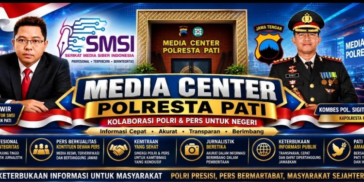 SMSI dan Polresta Pati Bisa Jadi Percontohan Media Center Berintegritas