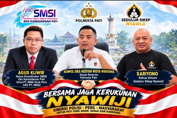 Sedulur Sikep Nyawiji, SMSI dan Kasat Reskrim Polresta Pati Perkuat Sinergi Bersama