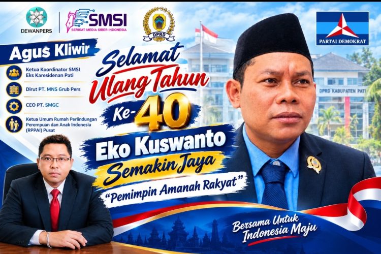 Ultah ke-40 Eko Kuswanto, Agus Kliwir Titip Pesan Penting soal Amanah Rakyat