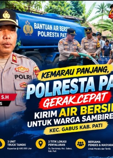 Warga Sambirejo Terima Bantuan di 3 Titik, Polsek Gabus Turun
