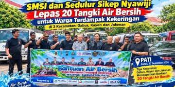 Staf Ahli Bupati Pati Apresiasi SMSI dan Sedulur Sikep Nyawiji Salurkan 20 Tangki Air Bersih ke Warga
