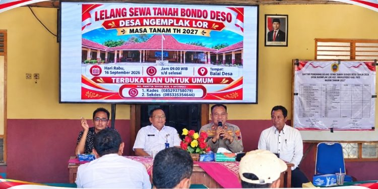 Hasil Lelang Bondo Desa Ngemplak Lor Jadi Sumber PADes