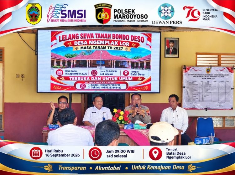 Hasil Lelang Bondo Desa Ngemplak Lor Jadi Sumber PADes