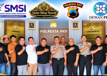 Polresta Pati Bersama SMSI dan Dulur Sikep Nyawiji Salurkan 20 Tangki Air Bersih