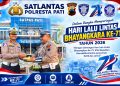 Kejutan ! Kompol I Putu Asti Pimpin Apel Hari Lalu Lintas Bhayangkara ke-71