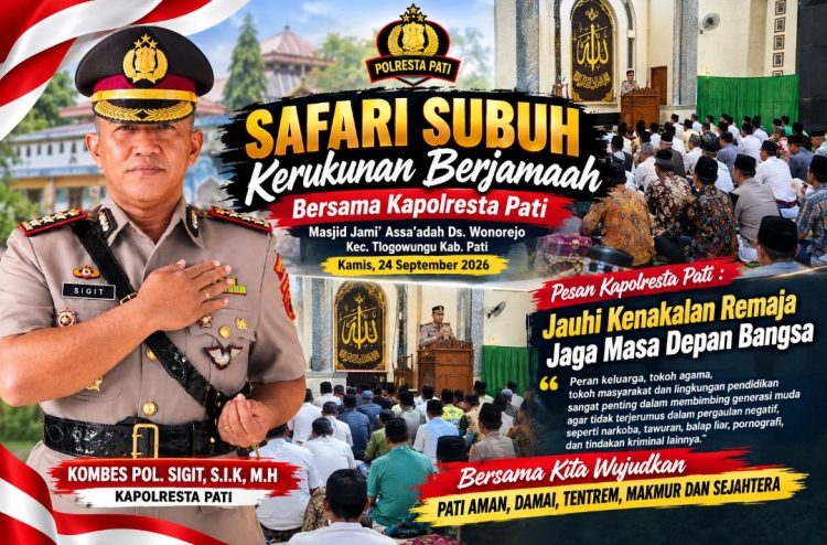 Kapolresta Pati Pererat Silaturahmi dan Beri Cendera Mata