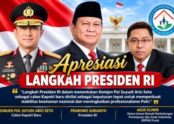 Komjen Pol. Suyudi Masuk Bursa Kapolri, RPPAI Titip Pesan Perlindungan Perempuan dan Anak