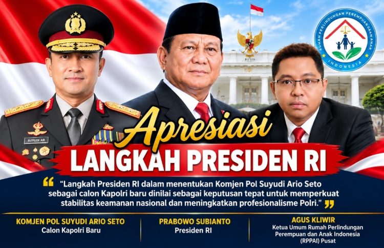 Komjen Pol. Suyudi Masuk Bursa Kapolri, RPPAI Titip Pesan Perlindungan Perempuan dan Anak