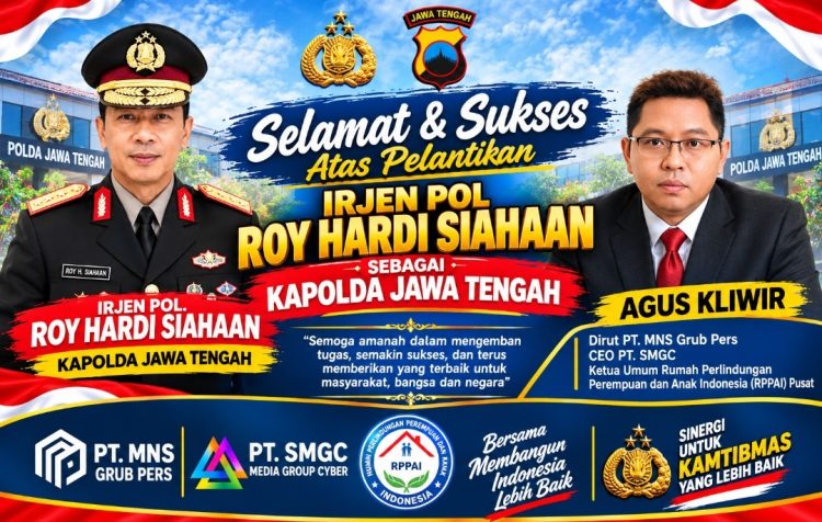 Irjen Roy Hardi Siahaan Resmi Jadi Kapolda Jateng, Agus Kliwir Beri Ucapan