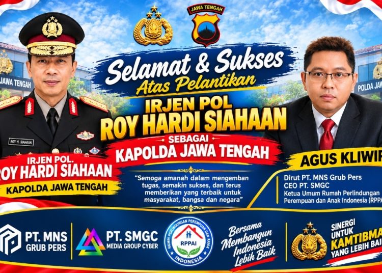 Irjen Roy Hardi Siahaan Resmi Jadi Kapolda Jateng, Agus Kliwir Beri Ucapan