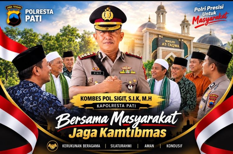 Kapolresta Pati Perkuat Sinergi Ulama dan Warga Lewat Safari Subuh