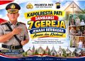 Minggu Kasih di Wilayah Pati, Kapolresta Perkuat Kerukunan Umat Beragama
