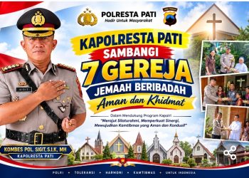 Minggu Kasih di Wilayah Pati, Kapolresta Perkuat Kerukunan Umat Beragama