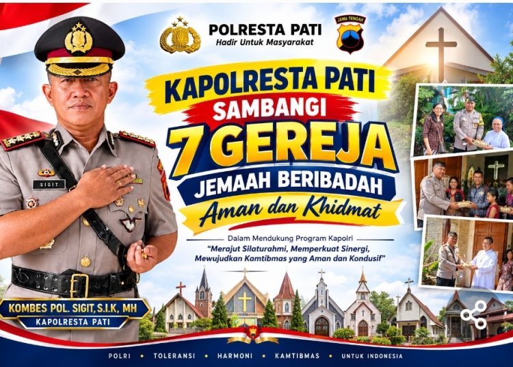 Minggu Kasih di Wilayah Pati, Kapolresta Perkuat Kerukunan Umat Beragama