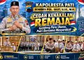 Cegah Kenakalan Remaja, Kapolresta Pati Ajak Generasi Muda Bangun Persaudaraan