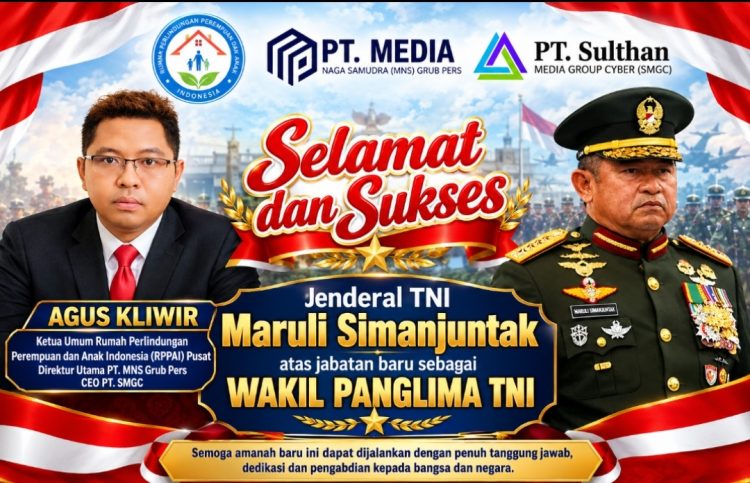 Maruli Simanjuntak Jadi Wakil Panglima TNI, Ketum RPPAI Berharap TNI Makin Solid