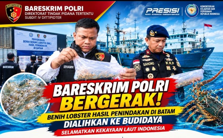 Dittipidter Bareskrim Polri Selamatkan Kekayaan Laut Indonesia
