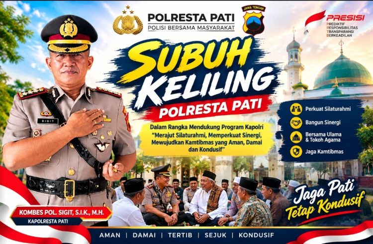 Polresta Pati Tak Cukup Andalkan Patroli, Pendekatan ke Warga Diperkuat