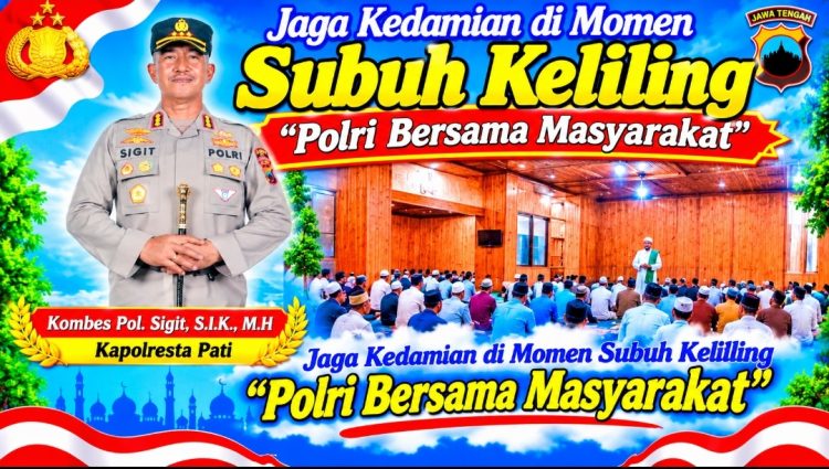 Kerukunan dan Keamanan Subuh Keliling, Kapolresta Pati Peduli Sosial